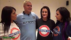 Scooby's XXX Dream: Scarlett, Carla, Chantelle in Cum-Swapping Orgy Fuck