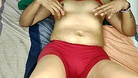 Pervy Old Stepdad Shoves Dildo Deep In Teen Stepsis Tight Pussy!