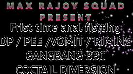 meyzi black's first anal fisting rimjob dp gangbang bbc ass cocktail!