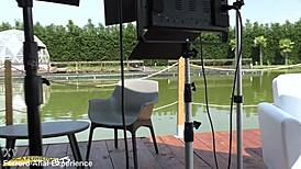 behind the scenes wet welcome back melysia endures first double penetration pee drink from two bbc monsters with big gape swallow