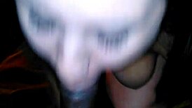 amateur beauty hints at nasty interracial blowjob pleasures in steamy encounter