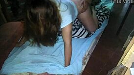 my guy fucks me doggystyle bent over against mattress hard