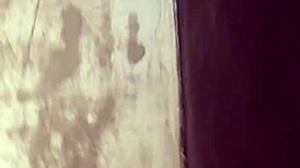 gostosa grabs black cock for rough bathroom doggystyle