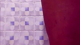 Mature Latina Caught Bent Over In Public Bathroom Doggystyle Ride