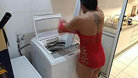 boss sneaks fuck with busty latina maid on hidden camera