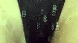 Elza kom struts in sexy nylons teasing her curves