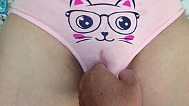 pervy stepdad rubs stepdaughter's wet pussy then fucks her hard!