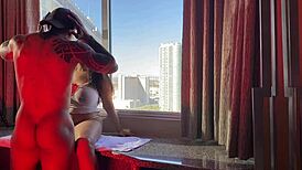 oh man this bbc hotel pounding my asian pussy so huge ugh