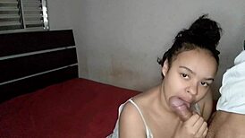 Brunette Latina Big Ass Pussy Takes Creampie Cum Inside Bareback Bitch