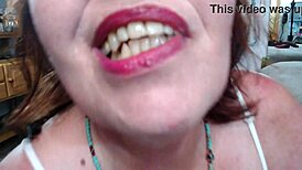 i cum hard in sexy redhead's retro panties