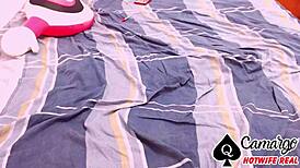 hotwife flaunts her fat ass teasing for a new lover while hubby watches