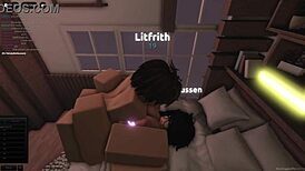 Shy Roblox fan Litfrith surrenders body for wild personalized fuck session