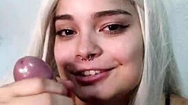 Wellington explodes deep in witch's throat after wild Halloween suck