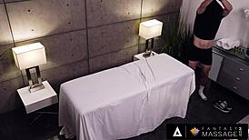 hot babe valentina nappi bj handjob deepthroat under table during lactating oiled massage