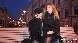 boyfriend watches her suck fuck for cash in nasty competition game