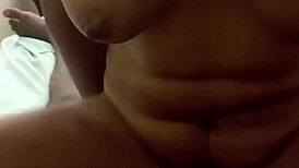 fiancée's small waist grips tight during our intimate homemade ass sex romp