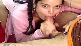 Deepthroat Blowjob Ride Ends Creamy Pussy Fill White Moon