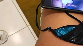 my best friend's mom catches me jerking with her panties and sucks till i cum in her mouth