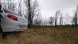 sweetlights couple strips naked for wild outdoor pussy pounding sex