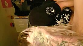 hot blonde wife gags on monster cock deepthroat facial from friend