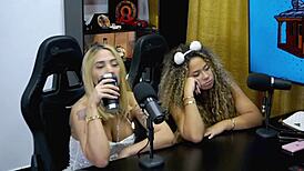 as bruna lambertini and isa moura twerk pussies and asses on podcast ruan loses it