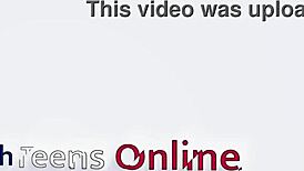 Skinny redhead emo nerd learns orgasm denial from neighbor in uniform