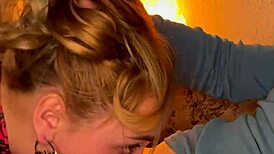 i gag on this young teen's sloppy deepthroat facefuck with choking ball licking closeup