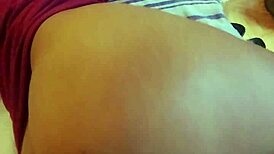 damn lucky stepdad rams his huge cock up his busty stepdaughter's gaping ebony ass