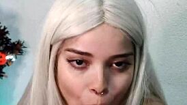 Wellington explodes deep in witch's throat after wild Halloween suck