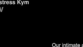 femdom mistress kym teases nipples