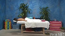 steamy massage turns into intense erotic sex session