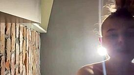 whoa first-time squirter blasts shaved pussy juices outdoors publicly