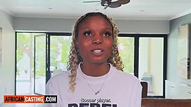 Ever seen a big tits ebony teen's pussy stretched by huge black cock?