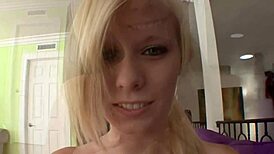 Petite Blonde Ripped Clothes Wet Pussy Orgasm