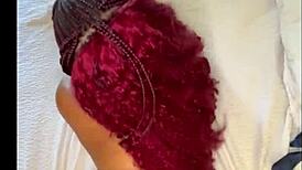 muscular black bodybuilder rips lingerie bareback fucks petite latina pov