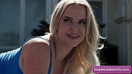 Ever seen busty blondes kay lovely and slimthick vic lick post-workout?