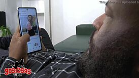 Brunette slut caught husband on Tinder for anal pounding