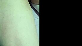 horny european brunette teen danielinha flaunts her tight pink pussy