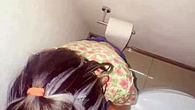 Fiesta Party Girl Fucked Raw in Bathroom by Horny Friend