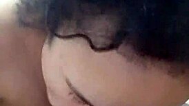 This rola-addicted ninfeta sucked my cock and swallowed for her corninho