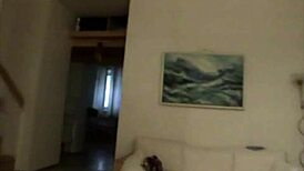 Flora and Johny steam up the homemade sauna together