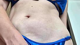 hey lick my wet shaved teen pussy deep with tongue then fuck it joi 😋💦