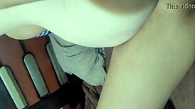 college latina students trio creampie fuck doll candice after class in bathroom