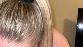 step sis heads to toilet but step bro waits with huge dick ready to suck?