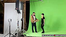 blonde rides massive black cock bareback