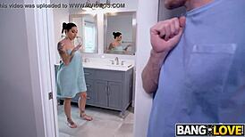 Roommate pounds Lilith Morningstar epic orgasm