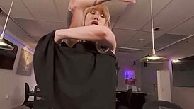 watch this shemale slurp and ride cock cowgirl rough pov style