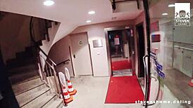 Chubby German amateur deepthroats on stevenshame hotel desk date