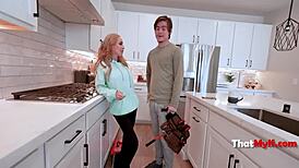 Why resist when busty blonde danae mari begs for rough titty fuck?