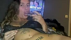 Goth slut craves filling her tight ass with cock